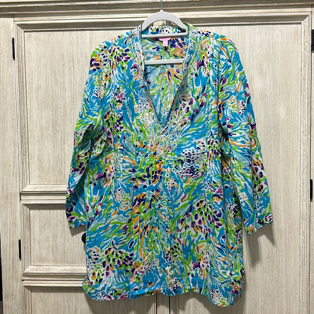 EUC Lilly Pulitzer Sarasota Tunic Size XL
